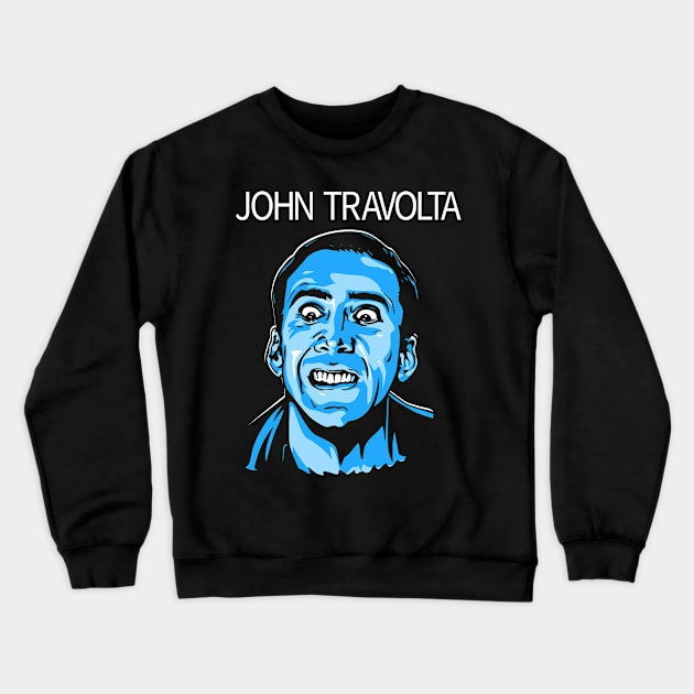 John Travolta Crewneck Sweatshirt by CoDDesigns